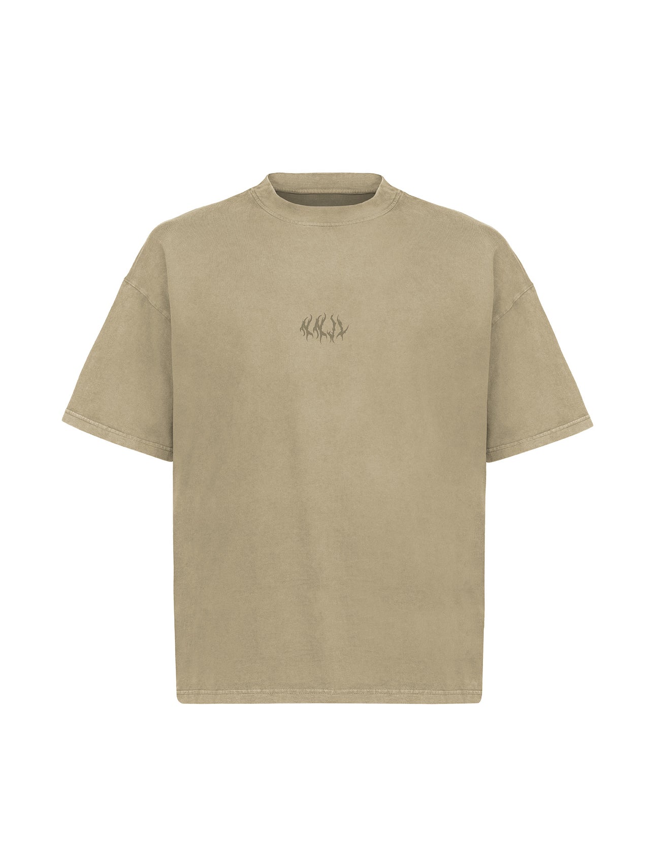 BEIGE NNJL BOXY T-SHIRT